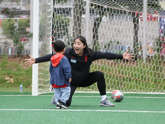 '드림-런' 행사 모습. /사진=대한축구협회 축구사랑나눔재단 제공