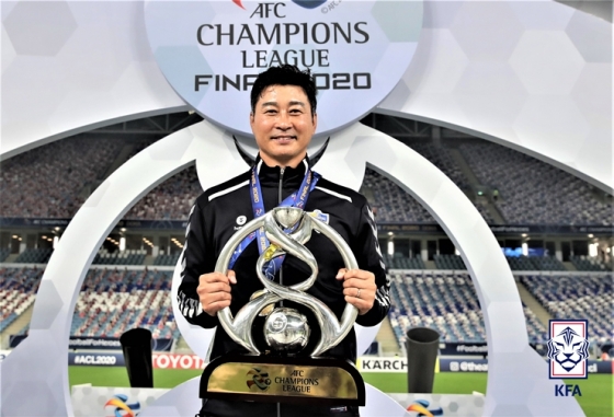 2020년 울산HD를 아시아축구연맹(AFC) 챔피언스리그(ACL) 우승으로 이끈 김도훈 감독. /사진=대한축구협회 제공