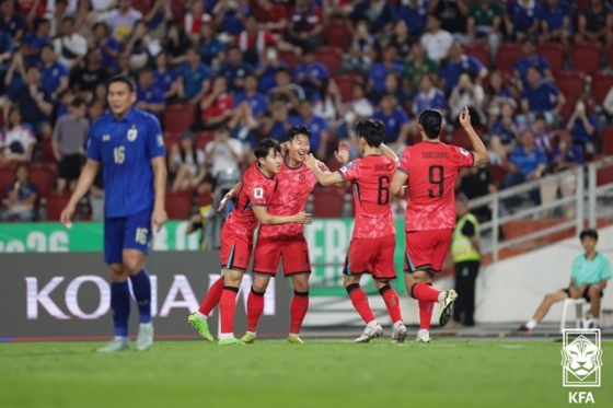 한국 축구대표팀. /사진=대한축구협회 제공