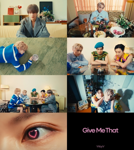 WayV 다섯 번째 미니앨범 'Give Me That' 무드샘플러 캡처 이미지/사진제공=에스엠엔터테인먼트