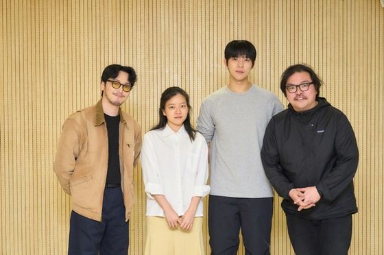 왼쪽부터 변요한, 고아성, 문상민, 이종필 감독 /사진=플러스엠 엔터테인먼트