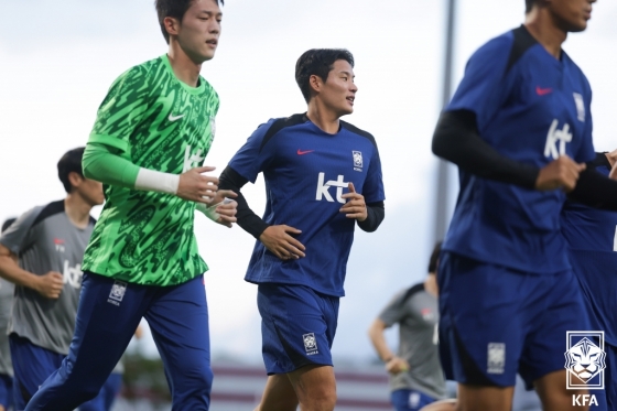 박승욱(가운데). /사진=대한축구협회 제공