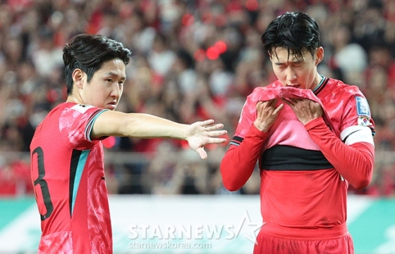 이강인(왼쪽)과 손흥민. /사진=김진경 대기자
