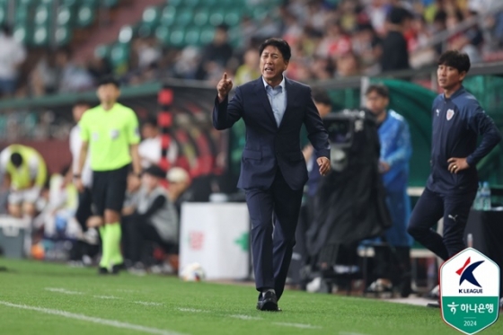 박태하 포항스틸러스 감독. /사진=한국프로축구연맹 제공