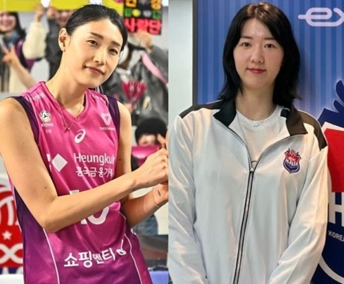 김연경(왼쪽)-강소휘.  /사진=OSEN, 한국도로공사