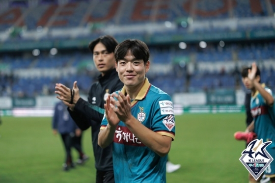 김인균. /사진=한국프로축구연맹 제공