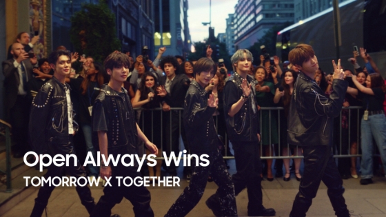 TXT, 삼성 갤럭시 브랜드 음원 'Open Always Wins'  오늘(17일)  발표