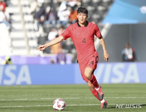 한국 축구대표팀 수비수 김민재. /사진=뉴시스