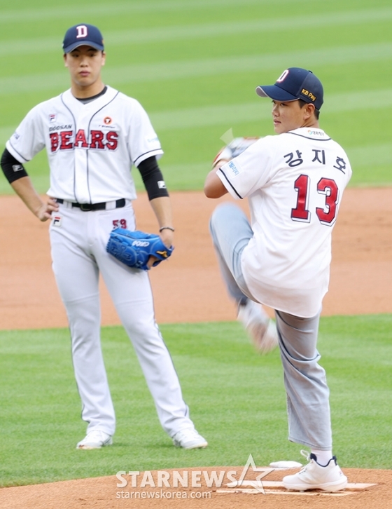 [포토] 강지호 '최준호도 놀란 파이어볼러'