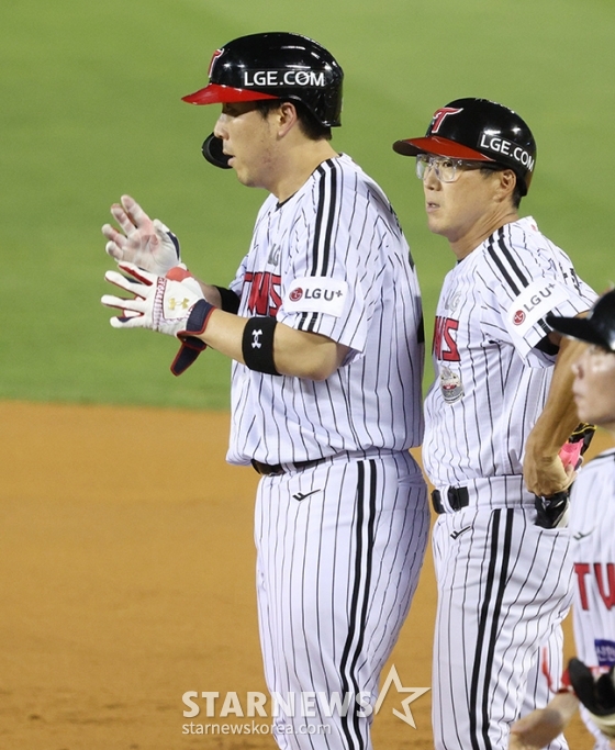 [포토] 김현수 'KBO 7번째 3600루타'