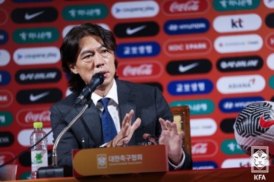 홍명보 축구 대표팀 감독. /사진=대한축구협회 제공