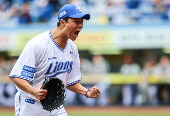 삼성 라이온즈 투수 김윤수. /사진=삼성 라이온즈 제공