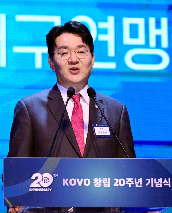 조원태 총재. /사진=한국배구연맹(KOVO) 제공