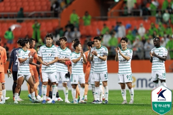 전북현대 선수단. /사진=한국프로축구연맹 제공