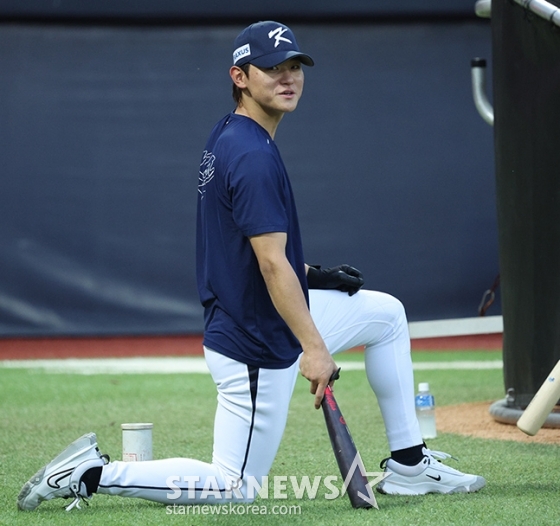 [포토] 김도영 '오늘은 용 잡는 날'