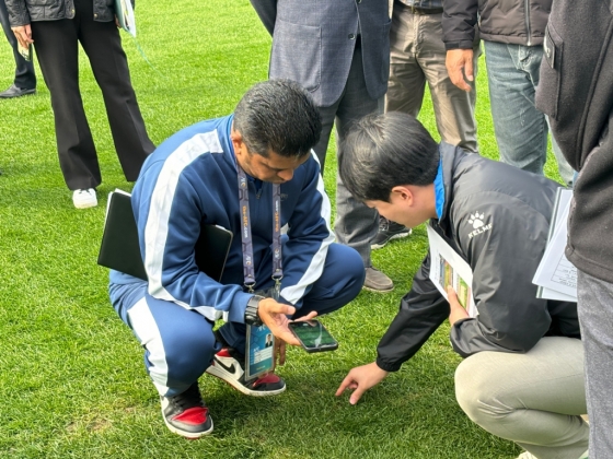 아시아축구연맹(AFC)의 광주월드컵경기장 시찰 당시. /사진=광주광역시