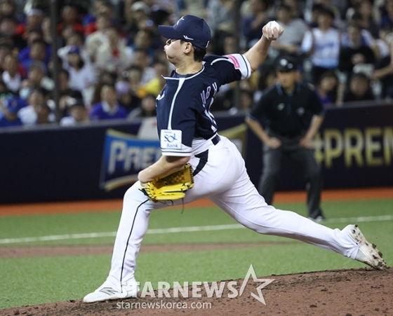 [포토] 조병현 '돌직구 승부'