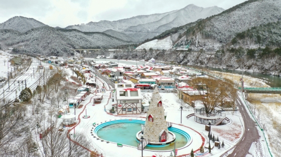 1년 내내 크리스마스인 분천 산타마을. 사진 제공=봉화군