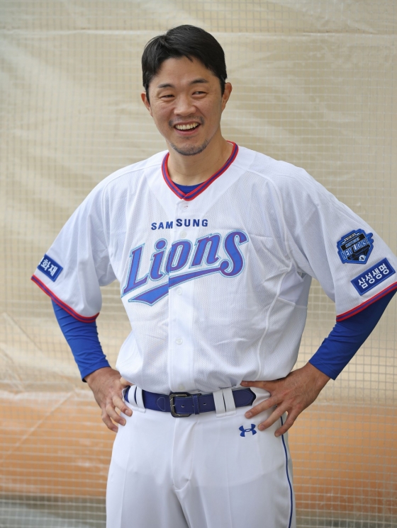 삼성 라이온즈에서 활약하던 시절, 장필준의 모습. /사진=삼성 라이온즈 제공