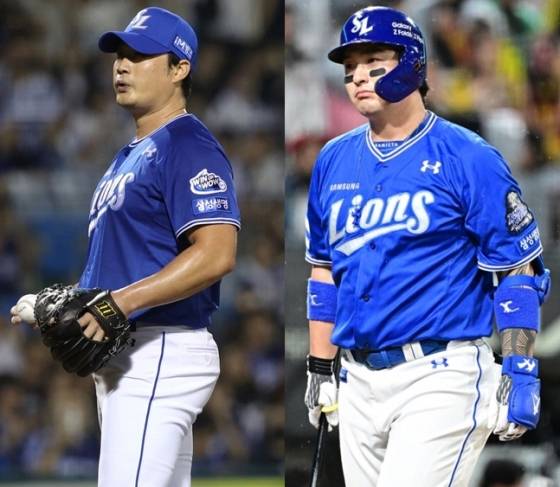 오승환(왼쪽)과 박병호. /사진=삼성 라이온즈 제공