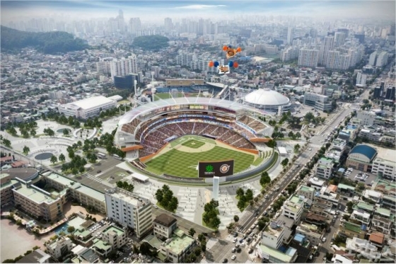 2025년부터 사용될 한화 신구장 조감도. /사진=대전시 제공