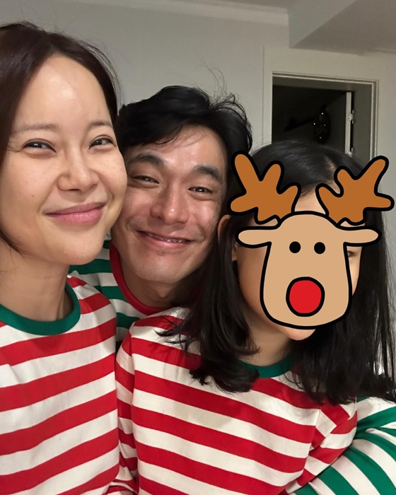 왼쪽부터 백지영, 정석원, 딸 /사진=백지영 인스타그램 캡처