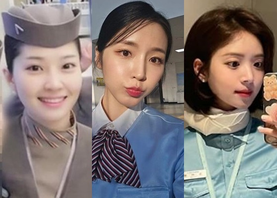 승무원 출신 류이서(왼쪽부터), 성해은, 김지영/사진=SBS, 성해은, 김지영