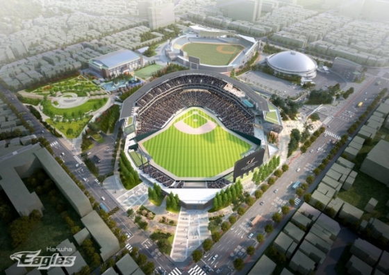 2025시즌부터 한화의 새 홈구장이 될 베이스볼 드림파크(가칭) 전경 조감도. /사진=한화 이글스 제공