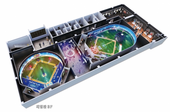 야구체험관 3층 평면 계획도. /그래픽=KBO 제공