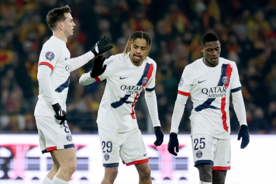 기뻐하는 PSG 선수들. /AFPBBNews=뉴스1