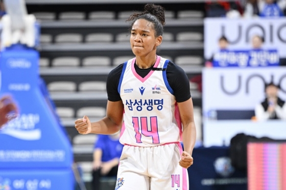 삼성생명 키아나 스미스. /사진=WKBL 제공 