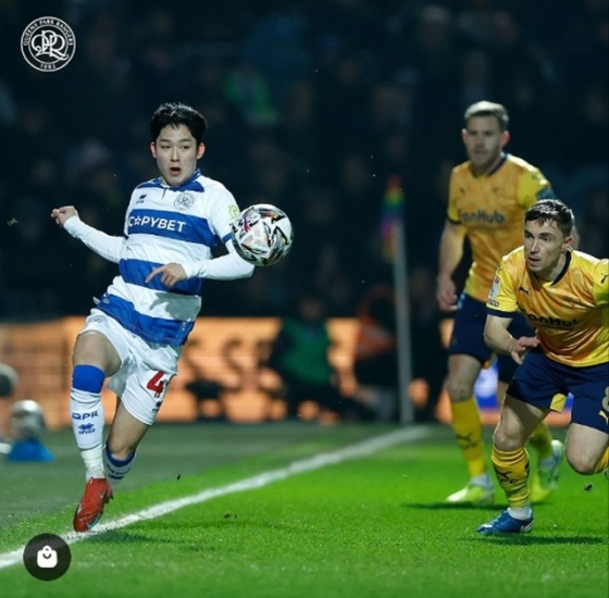 양민혁(왼쪽). /사진=QPR SNS