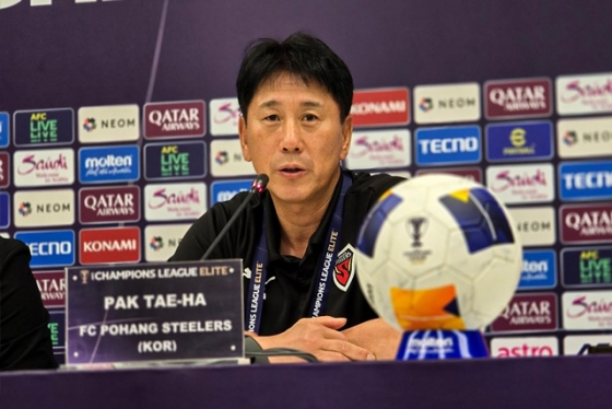 박태하 감독. /사진=한국프로축구연맹 제공