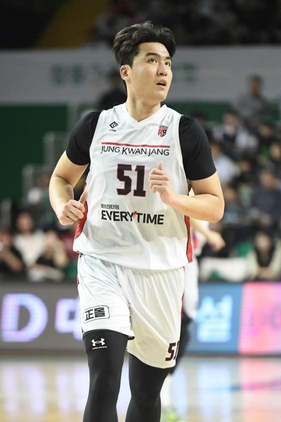 경기에 집중하는 한승희. /사진=KBL 제공