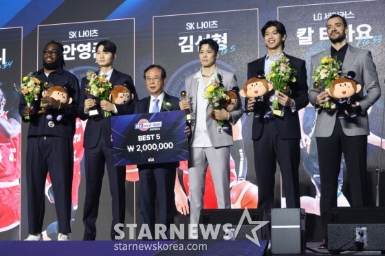 [포토] KBL 영광의 베스트 5