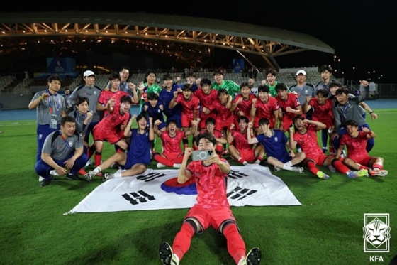 한국 남자 U-17 대표팀. /사진=대한축구협회 제공 