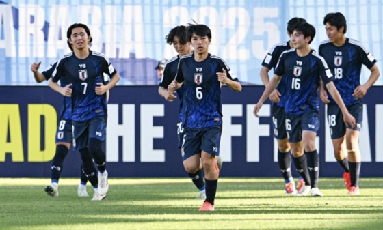 일본 17세 이하 대표팀. /사진=아시아축구연맹 홈페이지 캡처