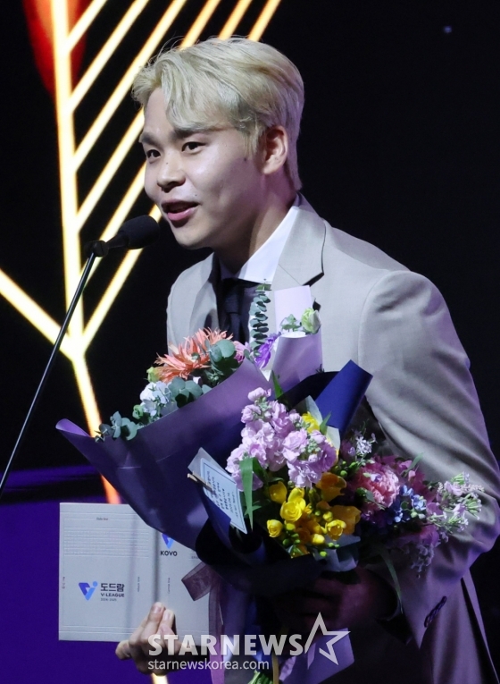 [포토] 정민수 '베스트7 영광입니다'