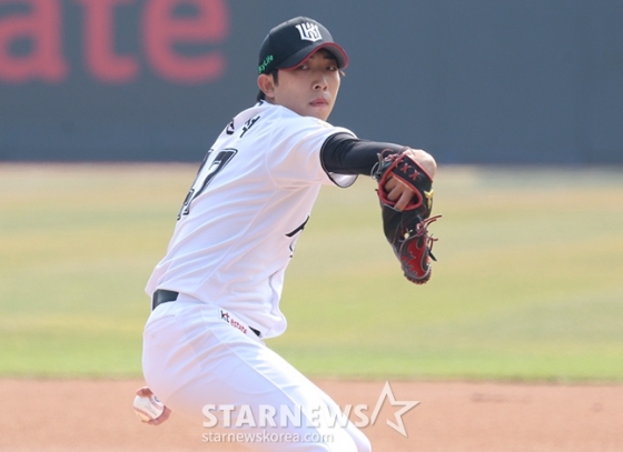 KT 위즈 투수 오원석. /사진=KT 위즈 제공