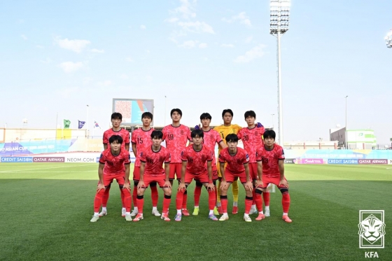 사우디아라비아전에 나서는 대한민국 U-17 대표팀 선발 11인. /사진=대한축구협회(KFA) 제공