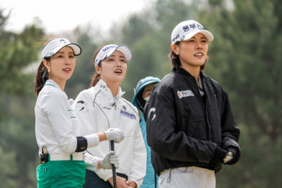 한다감, KLPGA급 '골프 고수'였다..박주영·한진선 프로도 '입이 쩍'[한다감의 한다감]