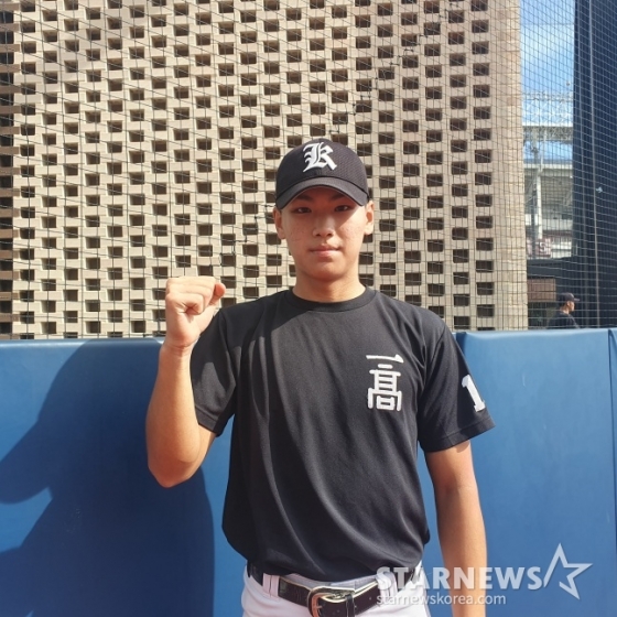 광주일고 김성준. /사진=김동윤 기자 