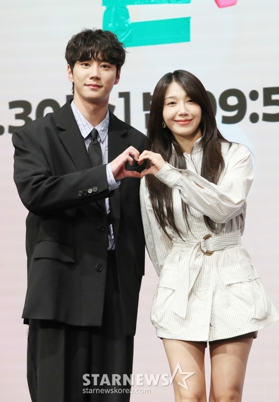 이준영-정은지, 처음보는 헬스장 로맨스[★포토]