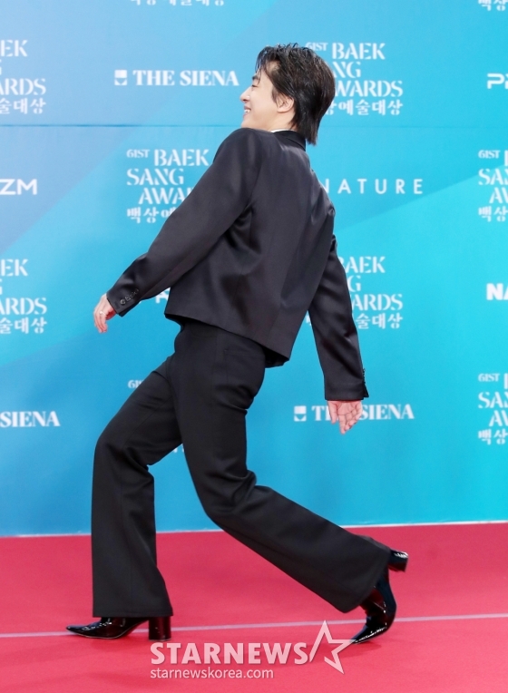 구교환, 레드카펫 위 장난꾸러기[★포토]