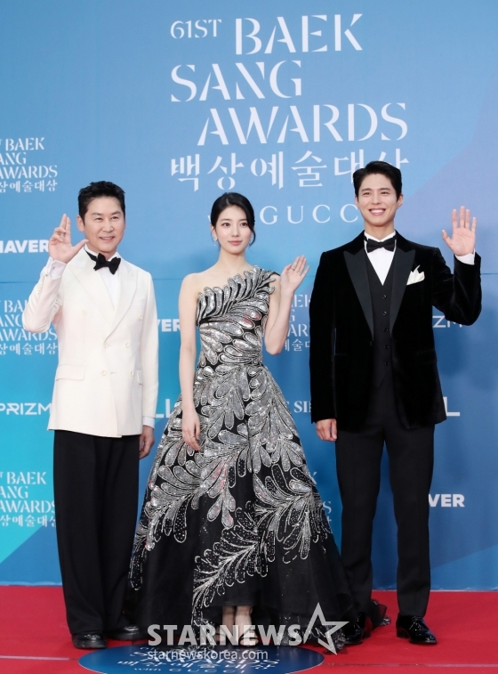 신동엽-수지-박보검, 기대되는 백상 케미[★포토]