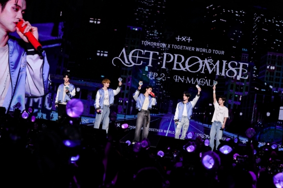  'TOMORROW X TOGETHER WORLD TOUR <ACT : PROMISE> - EP. 2 - IN MACAU'/사진제공=빅히트뮤직
