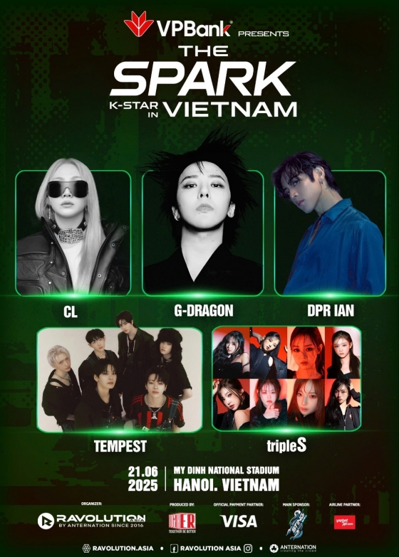 GD, 13년만 베트남 공연..'K-STAR SPARK IN VIETNAM 2025' 출연 확정