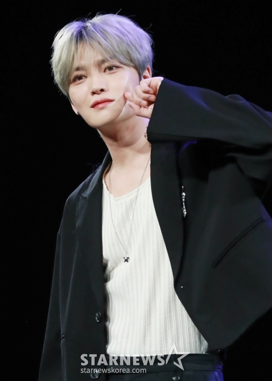 김재중 '여심 잡는 볼콕'[★포토]