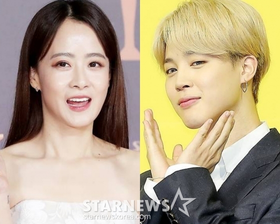 배우 류현경(왼쪽), BTS 지민 /사진=스타뉴스