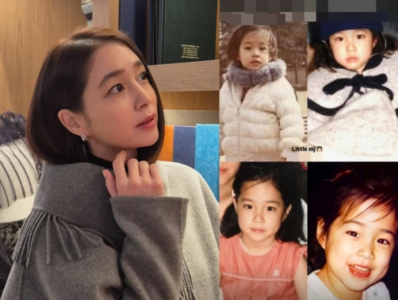 '이병헌♥' 이민정, 쪼꼬미 시절 포착.."리틀 mj" 귀요미 폭발